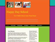 Tablet Screenshot of happydayschoolinc.com